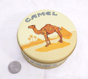 ZIPPO 1995 Unfired w/ Tin Camel Turkish Cigarettes Double Sided Polished Chrome