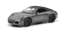 1/18 Schuco Porsche 911 GTS Diecast Car Model Grey for Gift