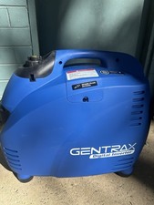 GenTrax Inverter Gasoline Generator 240V Blue/Black w/ Cover, Manual & Cables
