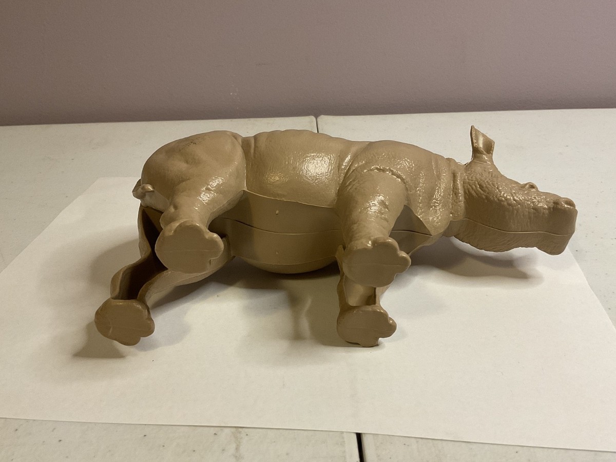 Lot Big Jim Mattel Safari Jungle – Figurine Rhinocéros Avec Notice