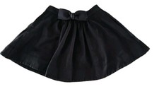 Kate Spade New York Girls Skirt the Rules Size 6Y Black Pleated Lined Bow Short