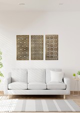 Moroccan Wall art design set of 3 panels 39x22 cm. SPECIAL Offer