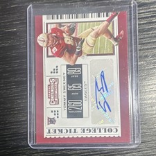 Panini Contenders Draft Picks Tommy Sweeney #167 2019 Autograph Card