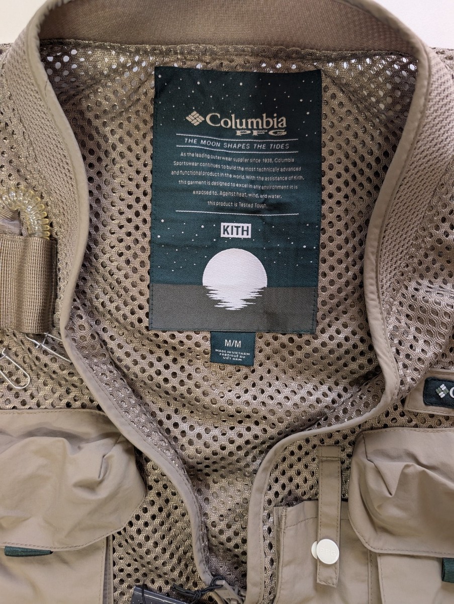 Kith X Columbia PFG Cool Creek™ Pebble Vest size: Medium - New
