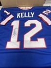 BUFFALO BILLS Jim Kelly #12 Signed CUSTOM HOME BLUE JERSEY HOF JSA COA