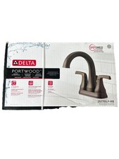 Delta Portwood 2-Handle Bathroom Faucet Venetian Bronze 25770LF-RB