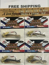 Lot of 4  Z-Man/Evergreen Jack Hammer Chatterbait 3/8oz. GOLDEN SHINER COLOR NIP