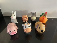 Melissa Doug Pop Blocs Farm Animals Set of 7