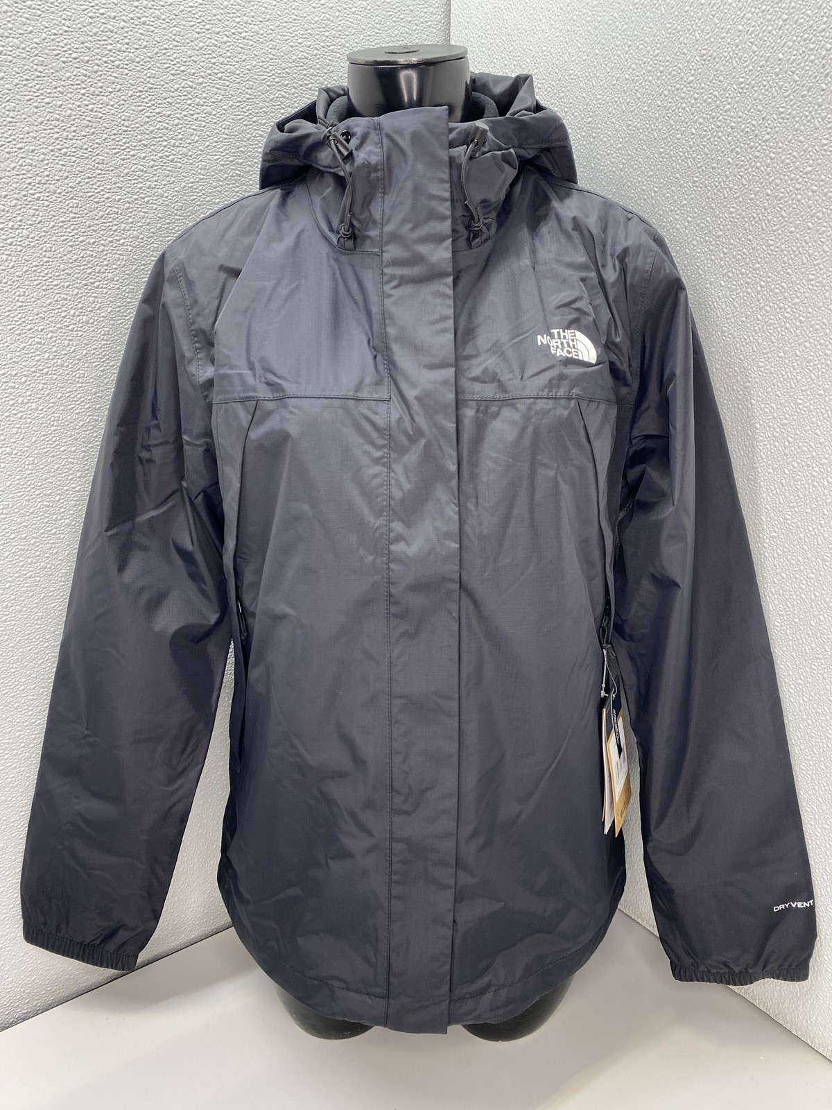 The North Face Womens Jacket Black Size M Antora Triclimate Hooded Full Zip