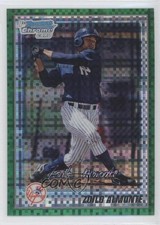 2010 Bowman Chrome Prospects Retail Green X-Fractor Zoilo Almonte #BCP148 fm0