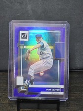Panini Donruss Tom Seaver #109 New York Mets 2022 Holo Purple Baseball Card