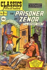 Classics Illustrated 076 The Prisoner of Zenda #2 VG- 3.5 1950 Stock Image