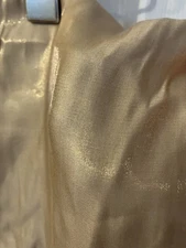 Cejon Gold Satin Scarf Wrap Elegant Coquette Evening Shawl Soft Girl Y2K Glam