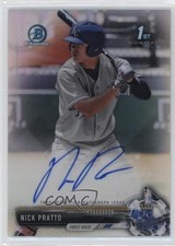2017 Bowman Draft Chrome Pick Refractor 455/499 Nick Pratto #CDA-NP Auto u4w