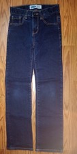 NWOT Old Navy Girls Jeans Size 10 Slim Bootcut Built-In Flex Dark Wash Denim