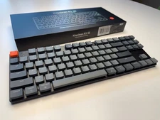 Keychron K1 SE, 87 Keys Ultra-Slim Wireless Mechanical Keyboard (White/Blue)