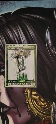 MTG ALTER: Nylea's Intervention, by Mr Felt. Full art alter