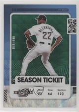 2021 Panini Contenders Season Ticket Optic Green Wave Prizm Sandy Alcantara 7iu