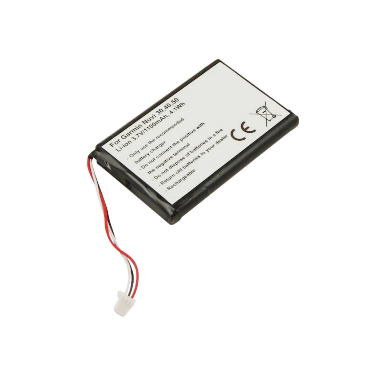 Batterie GPS Garmin Nüvi 30 et 50 de remplacement Avizar Li-ion 3.7V 1100mAh