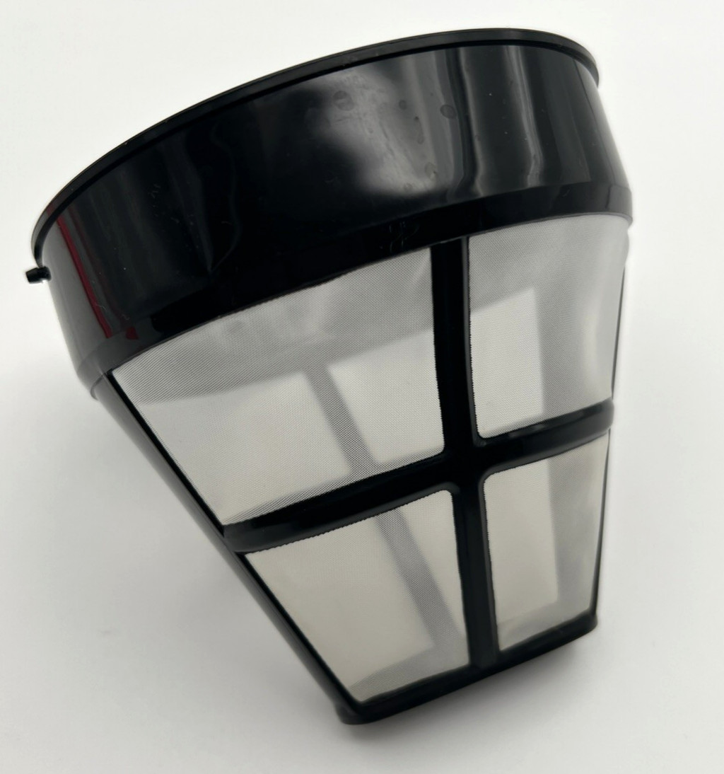 Genuine DeLonghi 14 Cup Coffee Machine Permanent Inner Filter Silver / Black