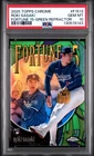 2025 TOPPS CHROME FORTUNE 15 GREEN REFRACTOR #F1513 ROKI SASAKI RC 1/99 PSA 10