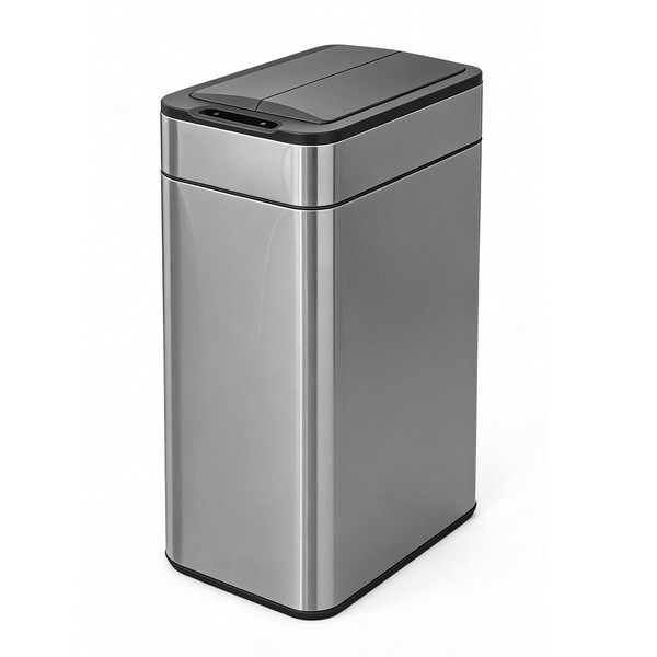 SE60L SensormüLleimer Abfalleimer KüCheneimer Automatik MüLleimer Silber Svita-image