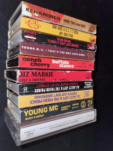 Biz Markie Fresh Prince Young MC Hammer Notorious BIG rap hip-hop 10 tape lot - Picture 8 of 8