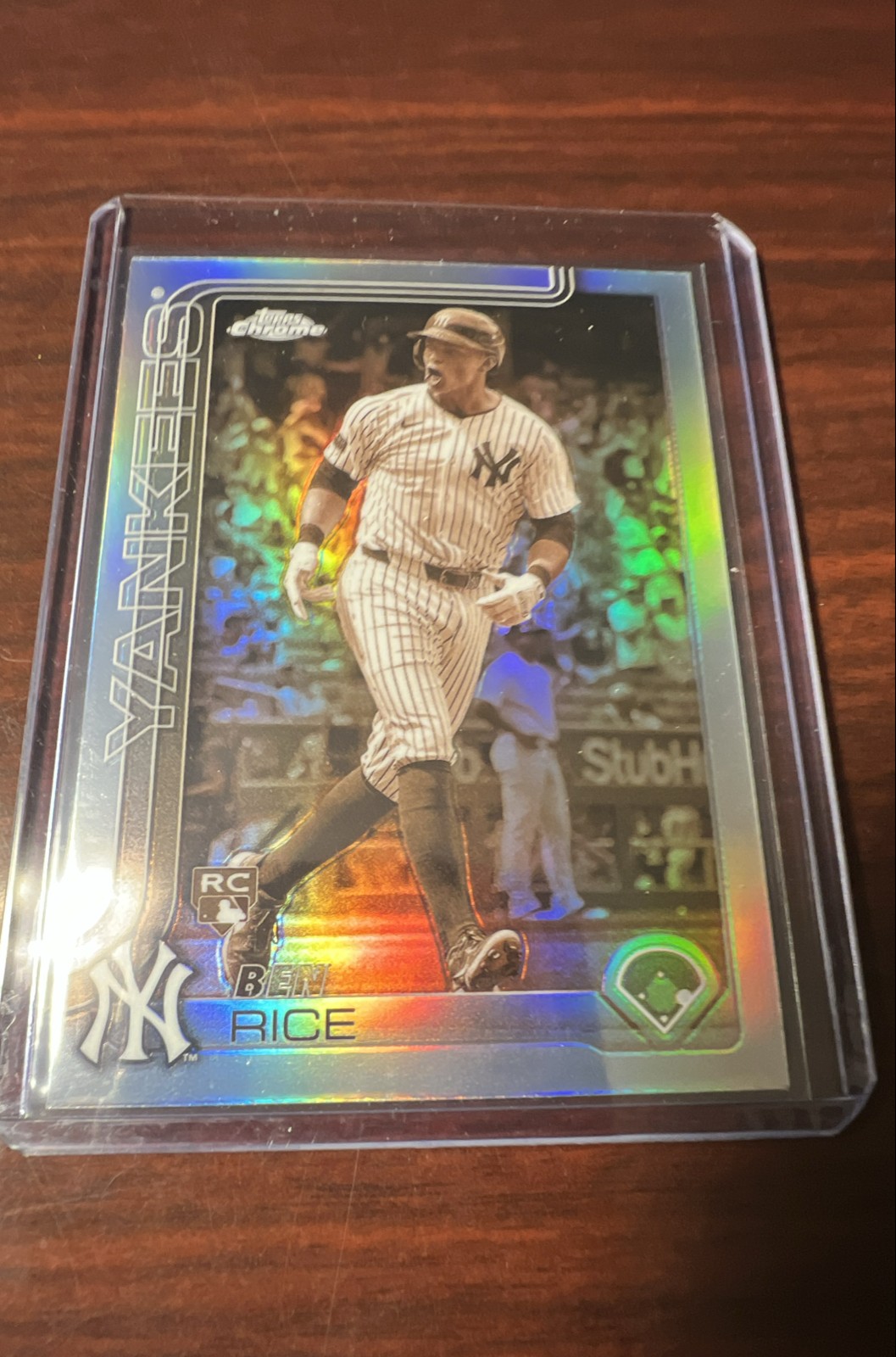 2025 Topps Chrome - Ben Rice #139 Sepia Refractor (RC)