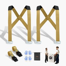 VEVOR Moving Straps Holds up to 453.6 kg 2-Person Lift Straps Move Furniture