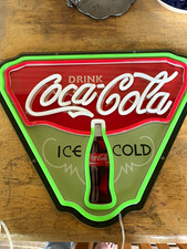 Panneau mural style néon LED glacé Coca-Cola boisson Coca-Cola glace avec variateur en ligne