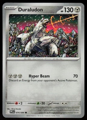 Duraludon 074/094 Common Phantasmal Flames Pokemon Near Mint