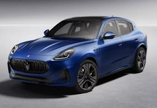 BBR BBRC296B 1/43 Maserati Grecale Folgore 2022 Blue Intenso Model Car