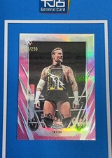2026 Topps Chrome WWE CM Punk 084/250 Pink Refractor #49