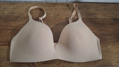 Auden 34C The Bliss Full Coverage Bra Wire Free Light Blush Pink