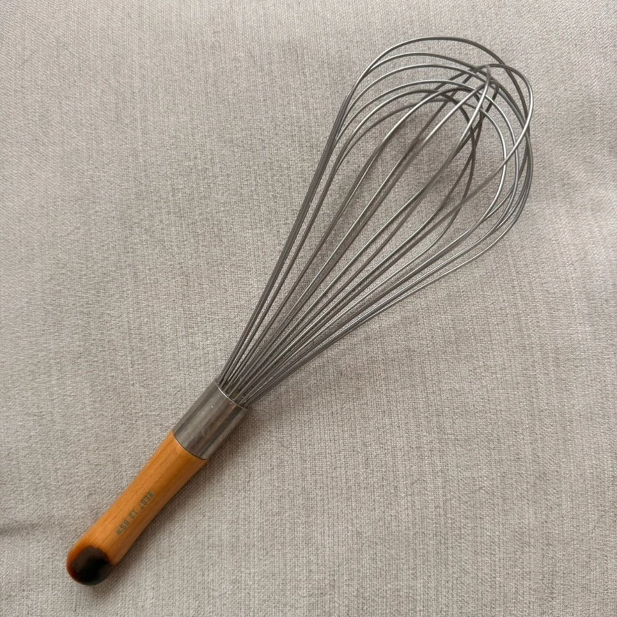 BEST 12 BSW Balloon Whisk Wood Handle Stainless Steel USA 12 Inch Vintage
Opens in a new window or t