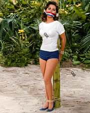 MARY ANN - GILLIGAN'S ISLAND - DAWN WELLS - 8"X10" FOTOGRAFÍA BRILLO REIMPRESIÓN