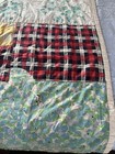 Vintage Cottagecore Quilt 1940s Farmhouse Patchwork Wool Batting Primitive — photo 7