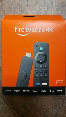 New  Amazon Fire TV Stick 4K HDR Streaming Media Player w / Alexa Remote Wi-Fi 6