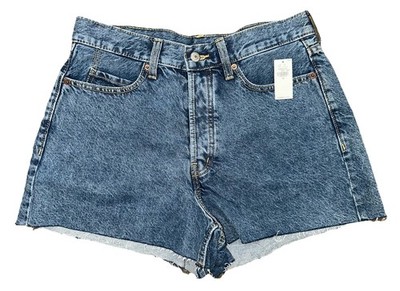 NWT Old Navy Higher High Rise Sky-High A-line Cutoff Jean Shorts Size 10