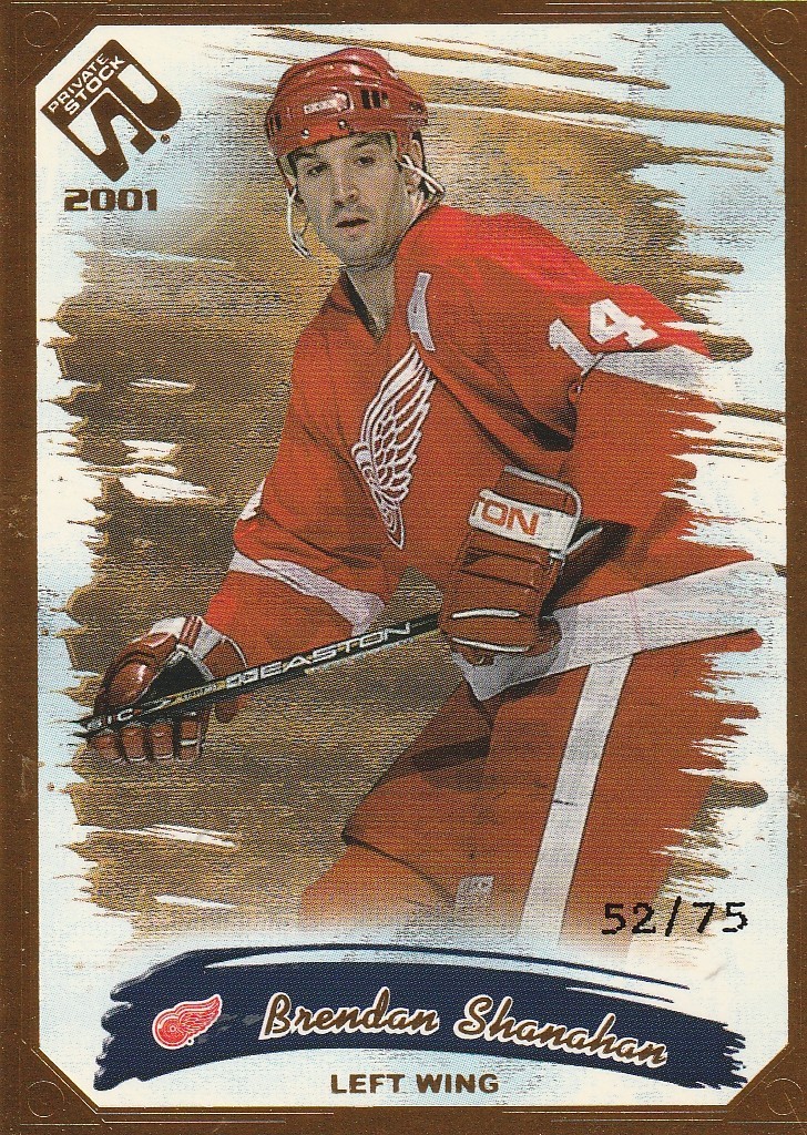 2000-01 Private Stock Gold #37 Brendan Shanahan/75
