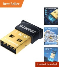 Versatile USB Bluetooth 5.4 Dongle for Fast Wireless Audio Data Transfer