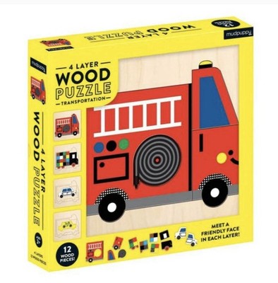 4 Layer Wood Puzzle Transportation 