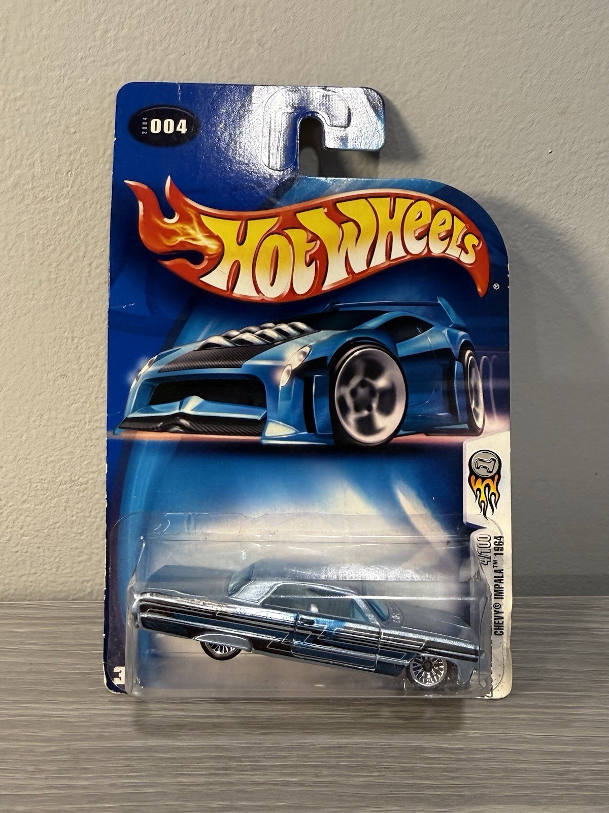 Hot Wheels 2004 First Editions 1964 Chevy Impala Lowrider Blue 004 4/ ...
