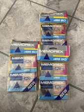 NEW Memorex DBS 90 Blank Cassette Tapes 2 Pack Normal Bias Type I Sealed Lot
