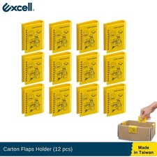 Excell Carton Flaps Holder 12 Pcs Box Keeper for Retail Warehouse Shipping