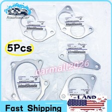 5x Exhaust Manifold Gasket Kit Up Down Pipe Turbo Fits For Subaru Wrx Sti Xt Gt