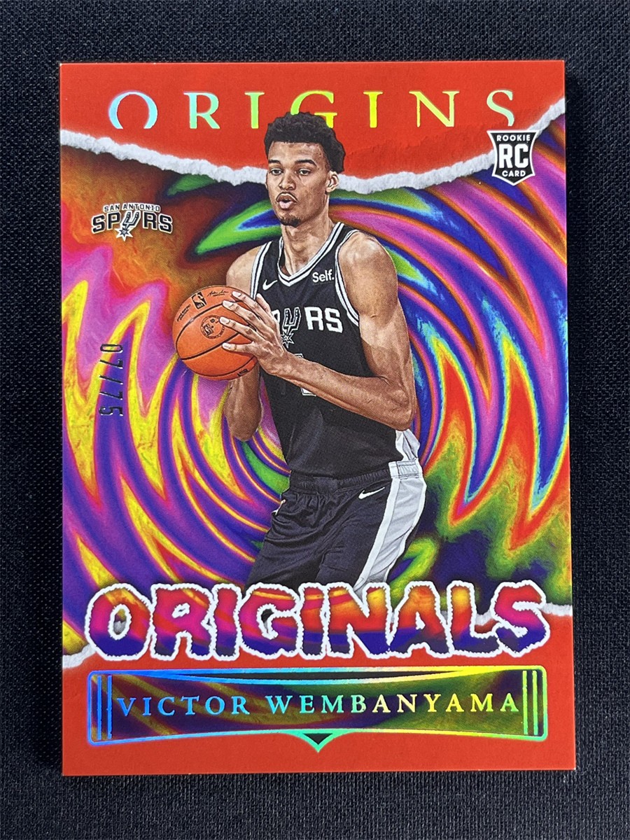 2023-24 Panini Origins Victor Wembanyama #13 Red Originals Rookie RC Spurs /75
