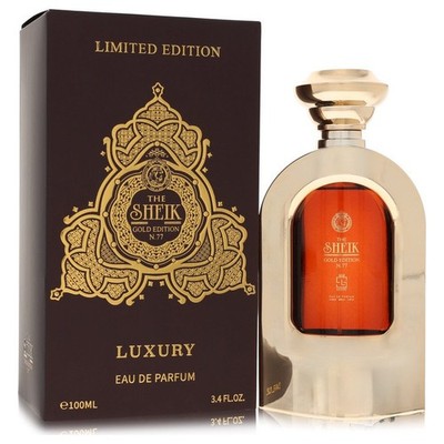Khalis The Sheik N.77 Luxury Gold Edition by Khalis Eau De Parfum Spray 3.4 o...