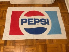Vintage Pepsi Cola Logo 57 X 35 Beach Towel