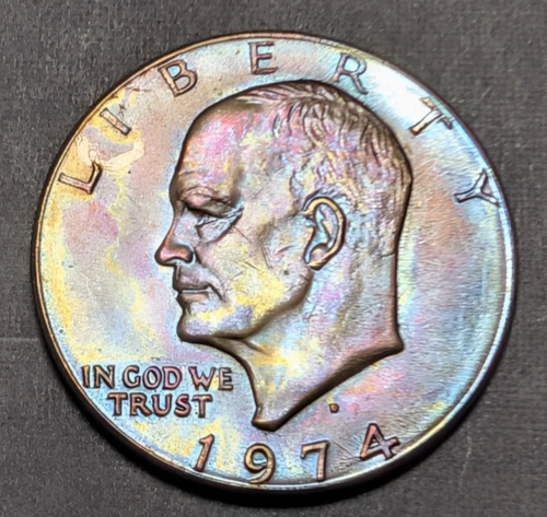 1974-D Eisenhower Dollar — photo from another recent sale